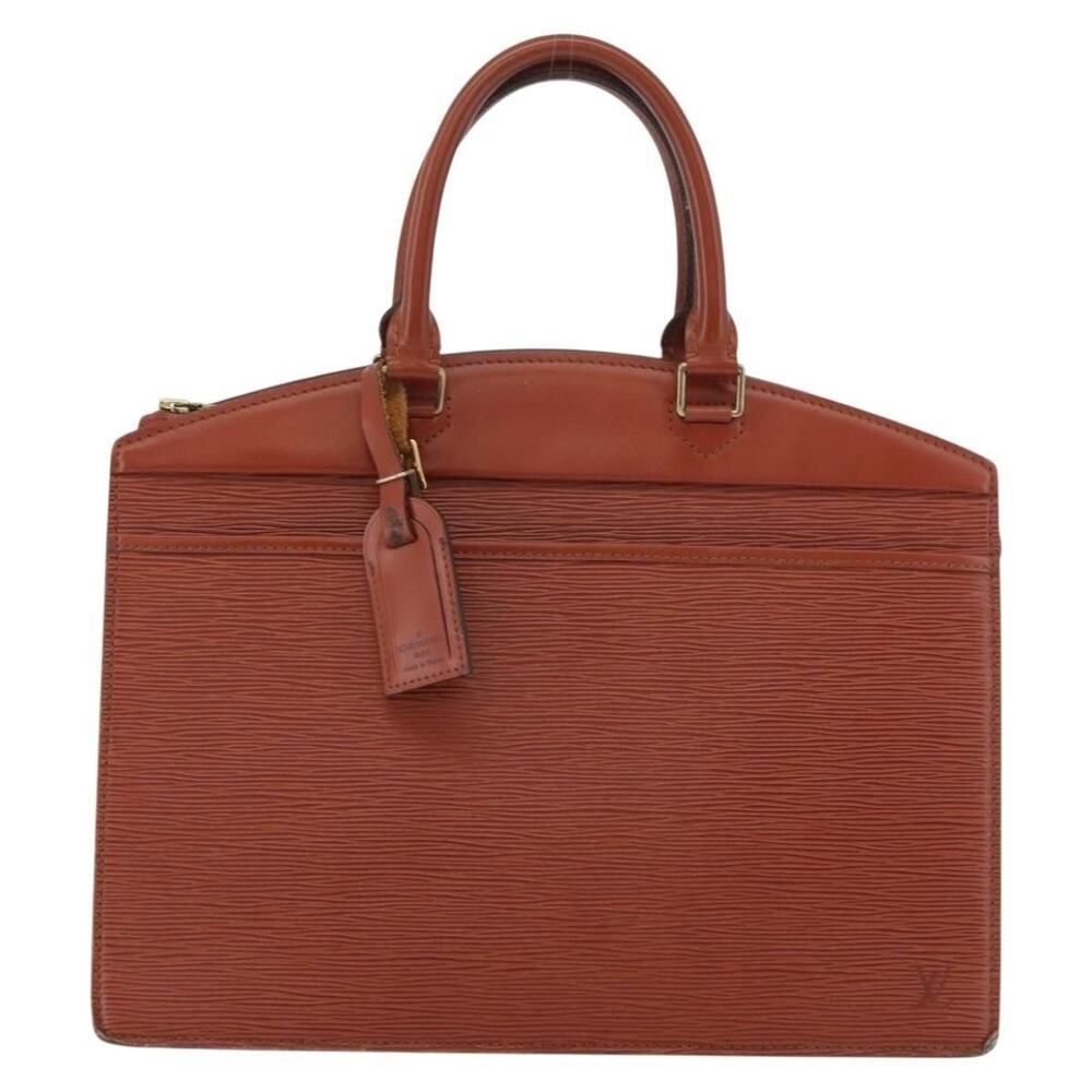 Louis Vuitton Epi Riviera Handbag Brown